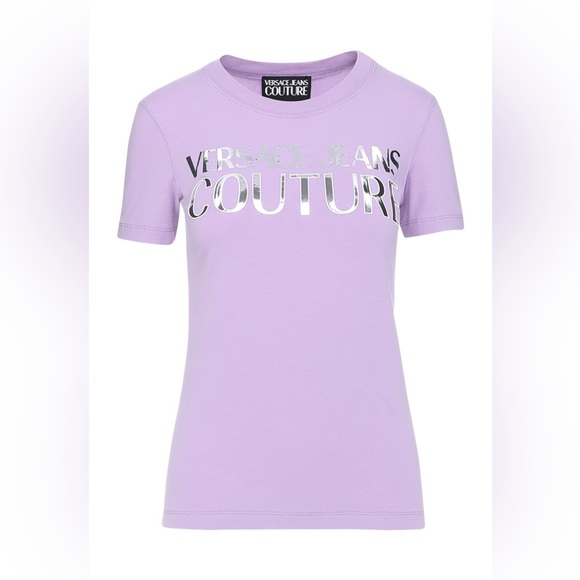 VERSACE JEANS
Mirror Logo T-Shirt size XS lilac color women’s - Picture 3 of 14